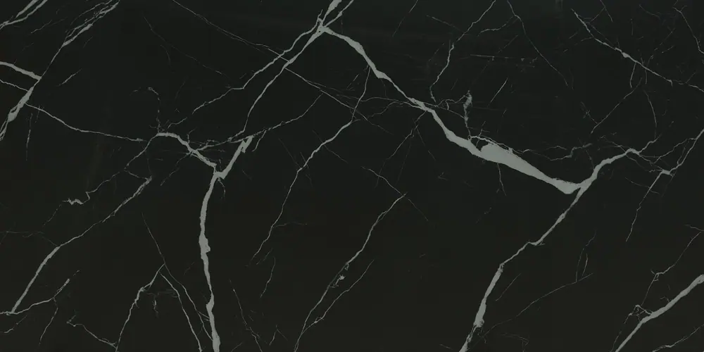 Nero Vein sintered stone surface pattern by SINTLIN